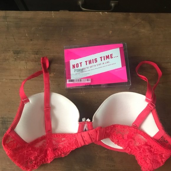 Victoria Secrets Peach Bra (34B) & Dog - Picture 2 of 4